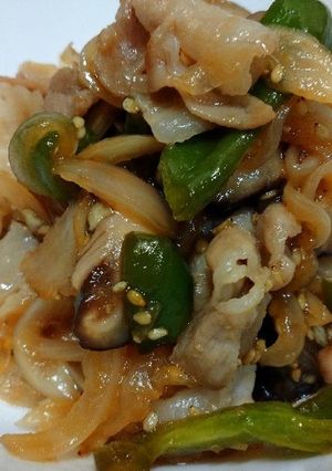 豚バラと酢玉ねぎの甘酢醤油炒め-レシピのメイン写真