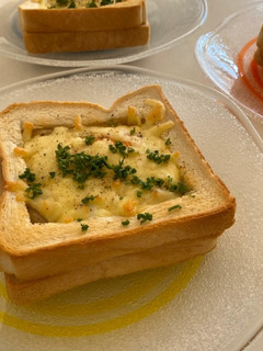 朝食にぴったり!パングラタン♪-レシピのメイン写真