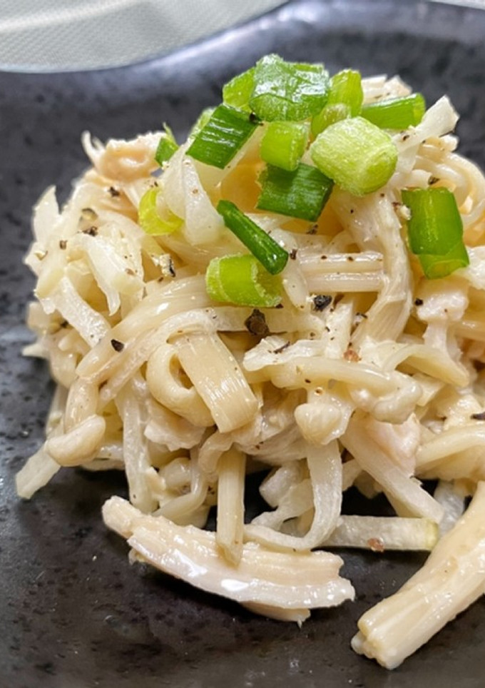 無限系♪大根えのきの白い鶏マヨぽんサラダ-レシピのメイン写真