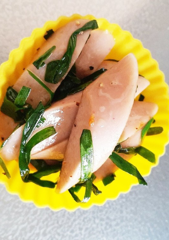 魚肉ソーセージのにら炒め-レシピのメイン写真