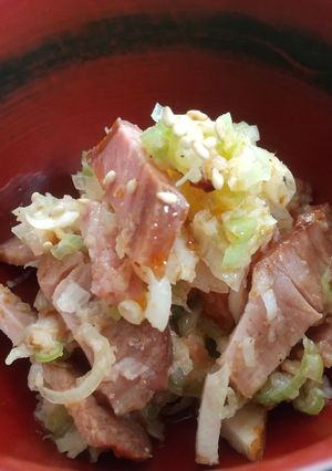 ピリ辛にんにくネギチャーシュー-レシピのメイン写真