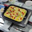 ホットプレートでシーフードパエリア