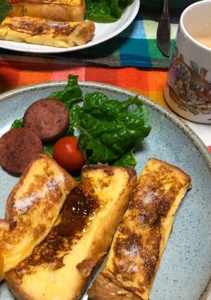 フレンチトースト・食パン♫お家時間♫-レシピのメイン写真