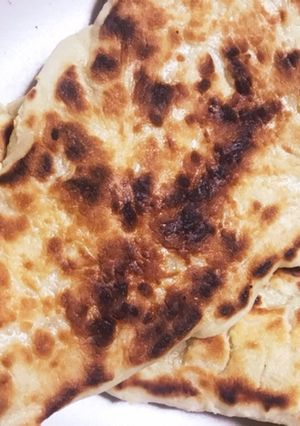 発酵なし！フライパンでできるナン-レシピのメイン写真
