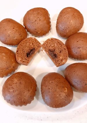 洗い物も無し、保存袋で生チョコ入蒸しパン-レシピのメイン写真