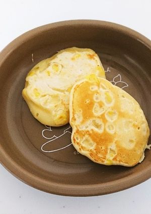 コーン入りパンケーキ-レシピのメイン写真