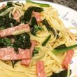 ほうれん草とベーコンのスパゲティ