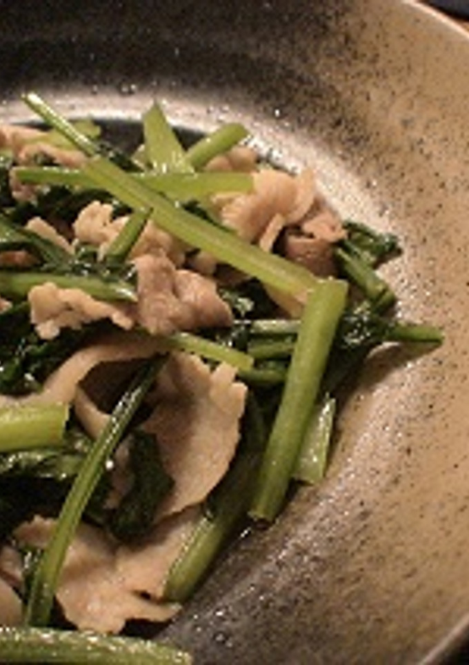 ＊小松菜と豚肉の炒め物＊-レシピのメイン写真