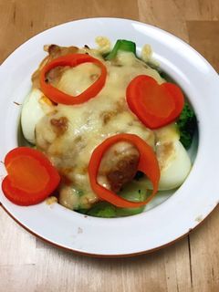 ゆで卵とツナのオイスターソースグラタン-レシピのメイン写真