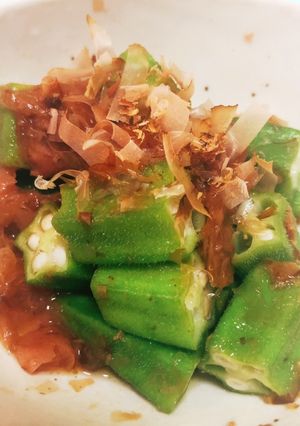 さっぱり美味しい！オクラの梅おかか和え-レシピのメイン写真