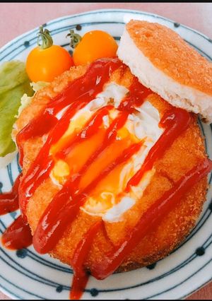 簡単アレンジ❤即席たまごカレーパン-レシピのメイン写真