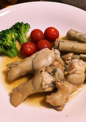 鳥手羽先のさっぱり煮込み-レシピのメイン写真