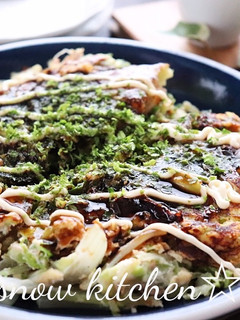 キャベツとツナのお好み焼き風卵焼き-レシピのメイン写真