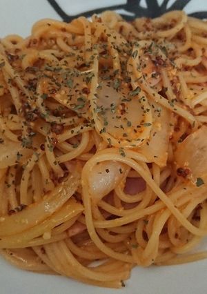 むせる！爽やかさ☆粒マスケチャップパスタ-レシピのメイン写真