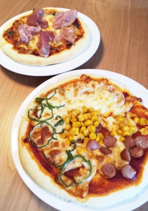子どもと作るかんたんピザ-レシピのメイン写真