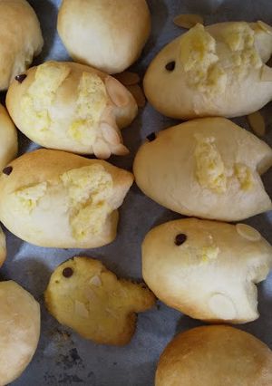 有塩バターでＯＫ！こいのぼりパン-レシピのメイン写真