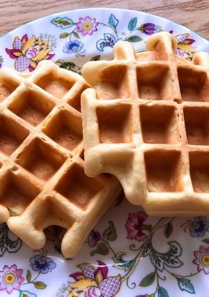 簡単HMなし⭐︎サクフワ美味しいワッフル-レシピのメイン写真