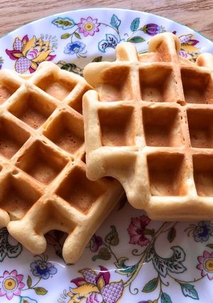 簡単HMなし⭐︎サクフワ美味しいワッフル-レシピのメイン写真