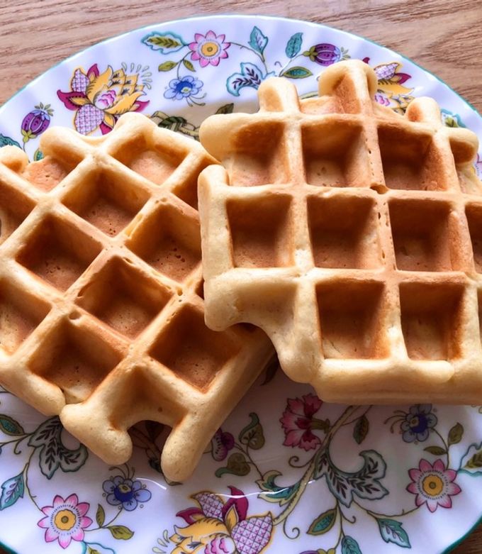 簡単HMなし⭐︎サクフワ美味しいワッフル-レシピのメイン写真