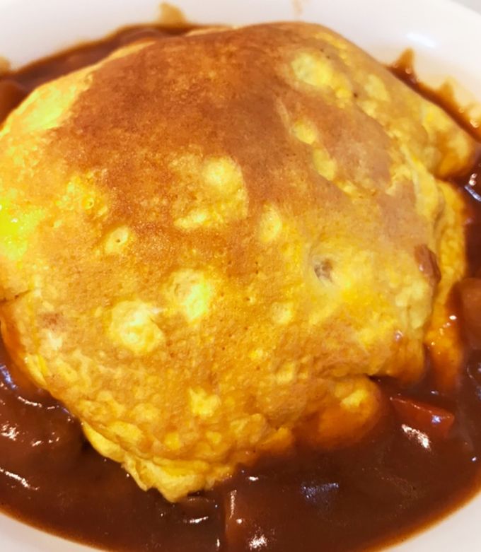 簡単!レトルトカレーでオムカレー-レシピのメイン写真
