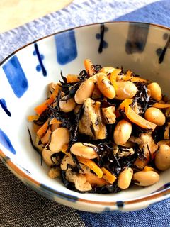 炒めず簡単♪大豆のひじき煮・作り置き-レシピのメイン写真