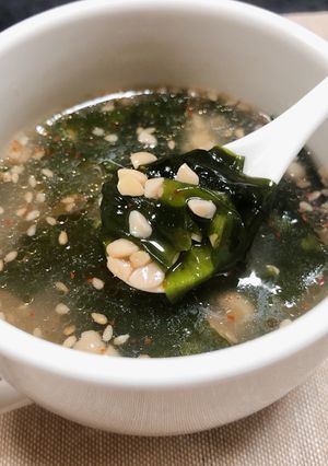 超簡単★マグカップで納豆わかめスープ★-レシピのメイン写真