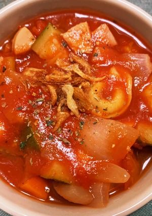 ジェノバ風 ミネストローネ-レシピのメイン写真
