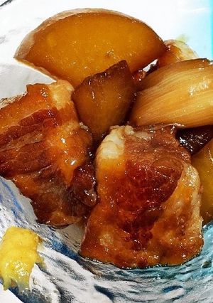 豚の角煮 (圧力鍋使用で時短トロトロ)-レシピのメイン写真