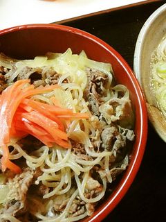*白滝で*ヘルシー牛丼*-レシピのメイン写真