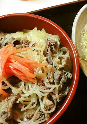 ＊白滝で＊ヘルシー牛丼＊-レシピのメイン写真