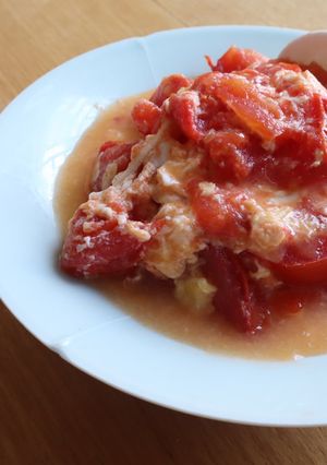 【中華料理】ご飯に合う！トマトと卵だけで-レシピのメイン写真
