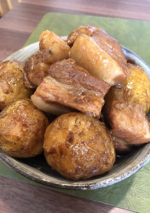 オイスターソースで甘辛じゃが角煮-レシピのメイン写真