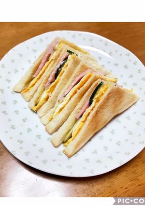 簡単ホットサンド-レシピのメイン写真