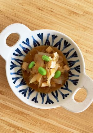 簡単！玉葱と油揚げの煮物-レシピのメイン写真