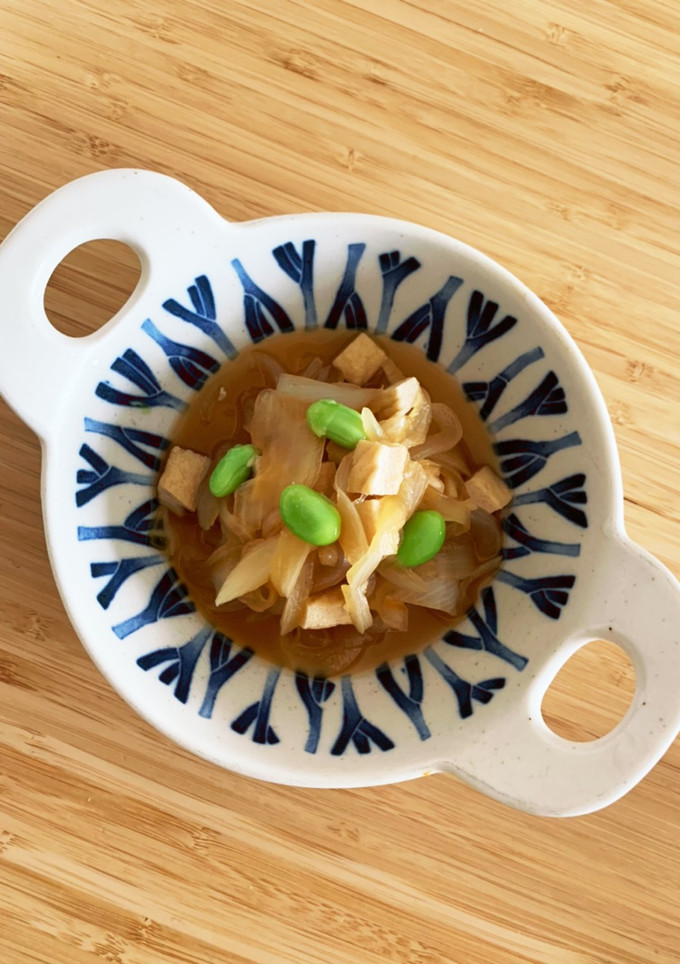 簡単！玉葱と油揚げの煮物-レシピのメイン写真