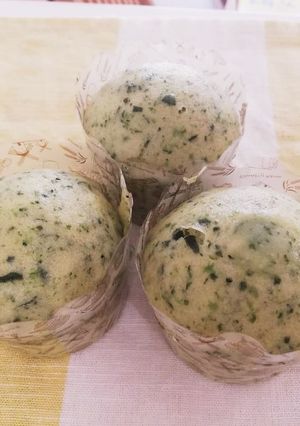 ほうれん草たっぷり♪米粉蒸しパン-レシピのメイン写真