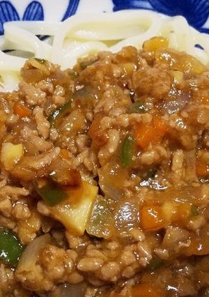 野菜たっぷり♪ジャージャーうどん☆-レシピのメイン写真