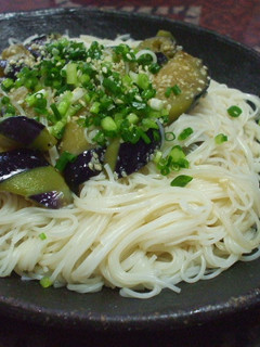 なす素麺-レシピのメイン写真