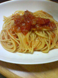 オトナのトマトソースパスタ-レシピのメイン写真