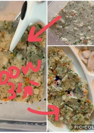 離乳食手づかみ期レンチンオートミール-レシピのメイン写真