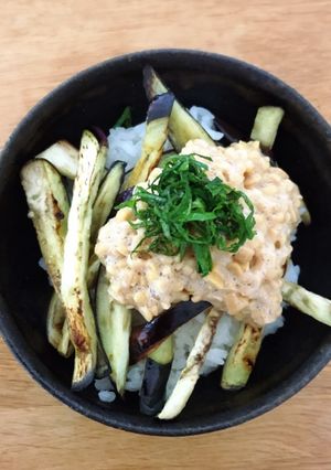 夏の納豆ご飯　アレンジ-レシピのメイン写真