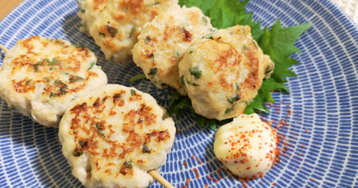 簡単☆混ぜて焼くだけ！シソ入り鶏つくね by ☆ちーこママ