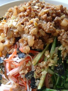 ゴマダレ冷やし中華★ピリ辛肉味噌のっけ-レシピのメイン写真