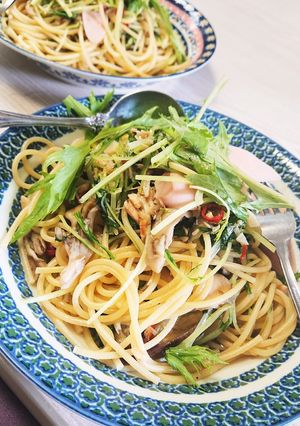 アヒージョリメイクパスタ-レシピのメイン写真