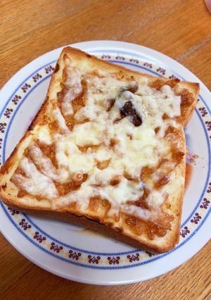 金山寺みそ香る☆おなめチーズトースト-レシピのメイン写真