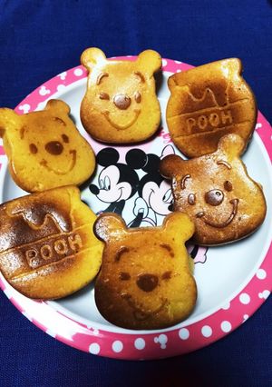 簡単DAISOシリコンでパンケーキ-レシピのメイン写真
