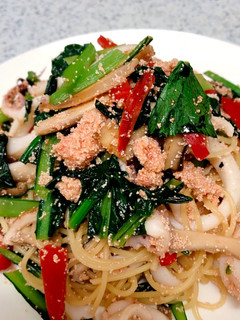 イカめんたいパスタ-レシピのメイン写真
