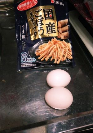 あじかん国産ごぼうスティックお好み焼き風-レシピのメイン写真