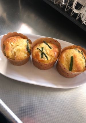 ホットケーキミックス　おかずマフィン-レシピのメイン写真