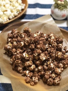 簡単!材料2つレンジでチョコポップコーン-レシピのメイン写真